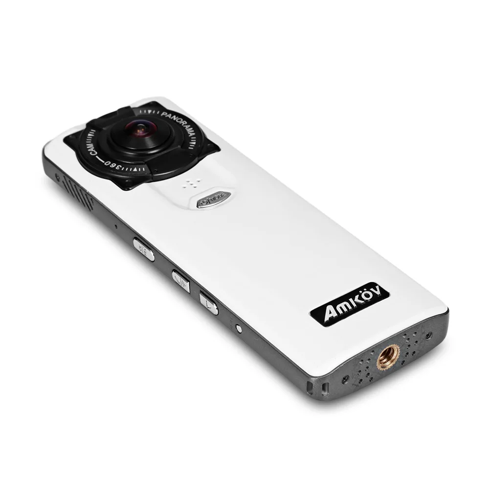 Amkov VR P360 V360 ручной 4 K WI FI 360 Камер Dual 220 HD Широкий формат FishEye объектив для съемки