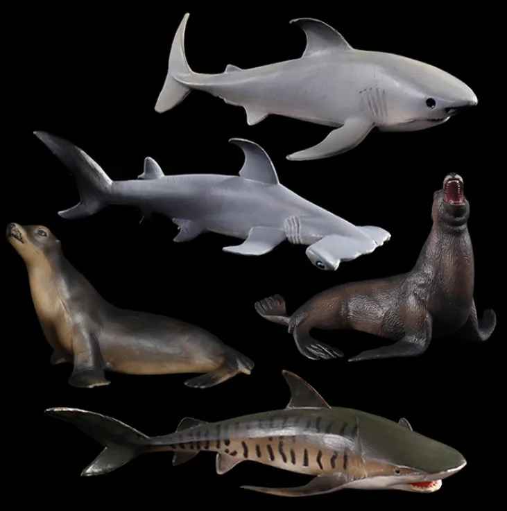 

Sea Lions Plastic Toy Simulated Solid Models Emulation Action Figure Kids Toys for Boys Children.