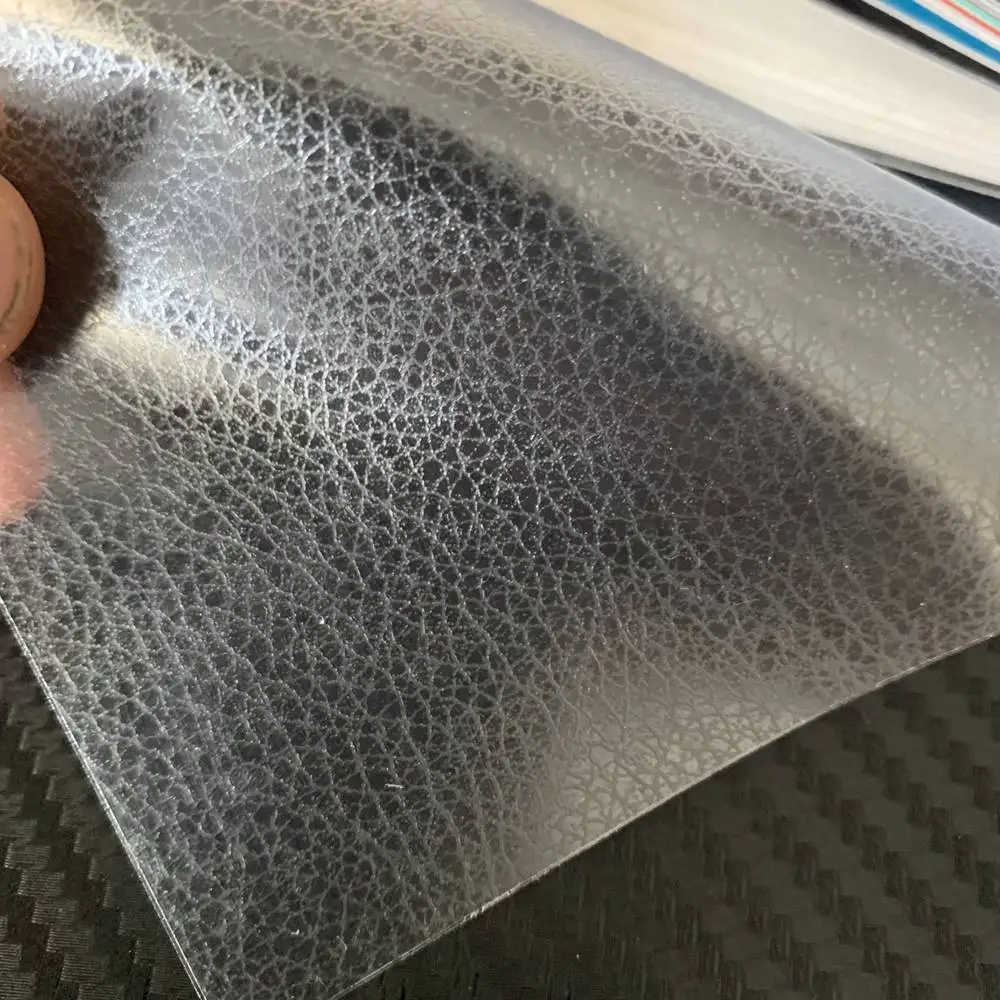 transparent  leather vinyl car wrap film stickers  (2)