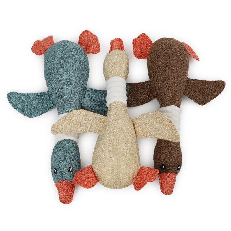 Dog Toys for Aggressive Chewers Indestructible Large Breed and Squeaky Goose for Large Small Medium Dogs