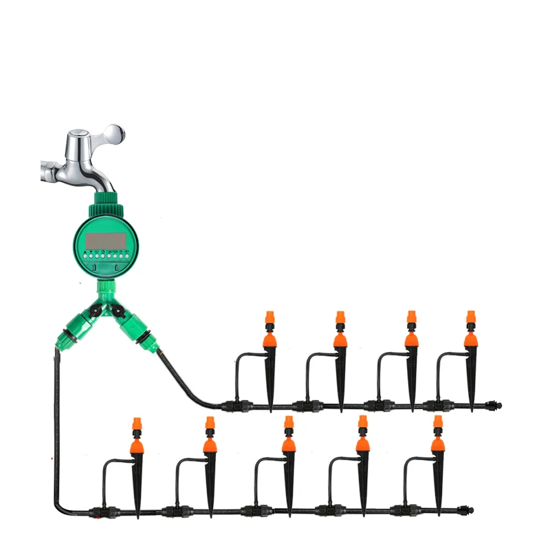 5 шт./компл. полива сада таймер автоматического Капельное орошение воды контроллер Системы комплект с y-образной формы Быстрая 3/4 комплект соединителей для шлангов