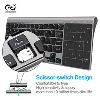 מיני pc CHONCHOW 2.4G מיני אלחוטי מקלדת Touchpad protable מקלדת USB עכבר האוויר עבור Mac PC חלון 7/10 Box טלוויזיה Vista אנדרואיד חכם (5)