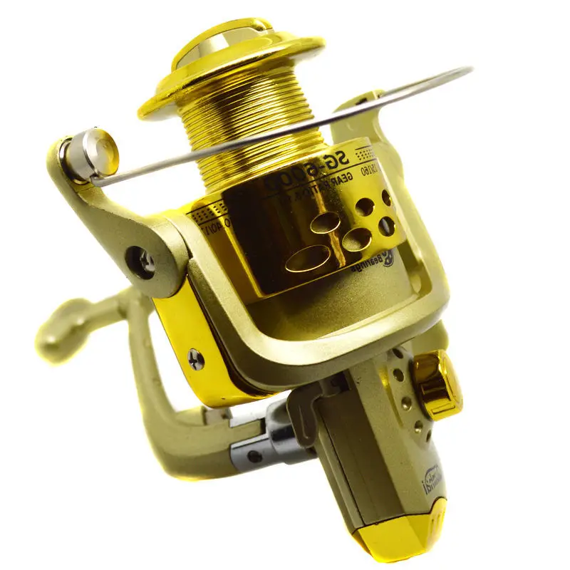 New Big Spool Long casting Spinning fishing reel 6000 with Main