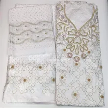 Бассейна riche tissus dentelle atiku ткань для пошива мужских Тяжелая сделанная вручную бисером кружевной ткани парча в Гвинейском стиле 7 ярдов/setXLZ-1