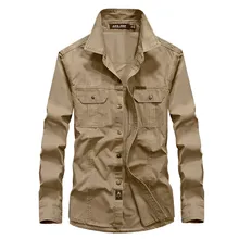 Мужские рубашки размера плюс M-6XL, обхват груди 140 см, спортивные рубашки из хлопка, дышащие, для кемпинга, альпинизма, туризма, с длинным рукавом, тактическая одежда