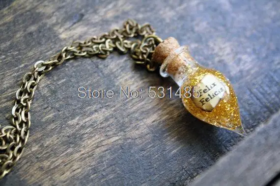 Ожерелье Felix Felicis 12 шт./лот ожерелье HP Liquid Luck Potion|felix felicis|necklace necklacenecklace luck |