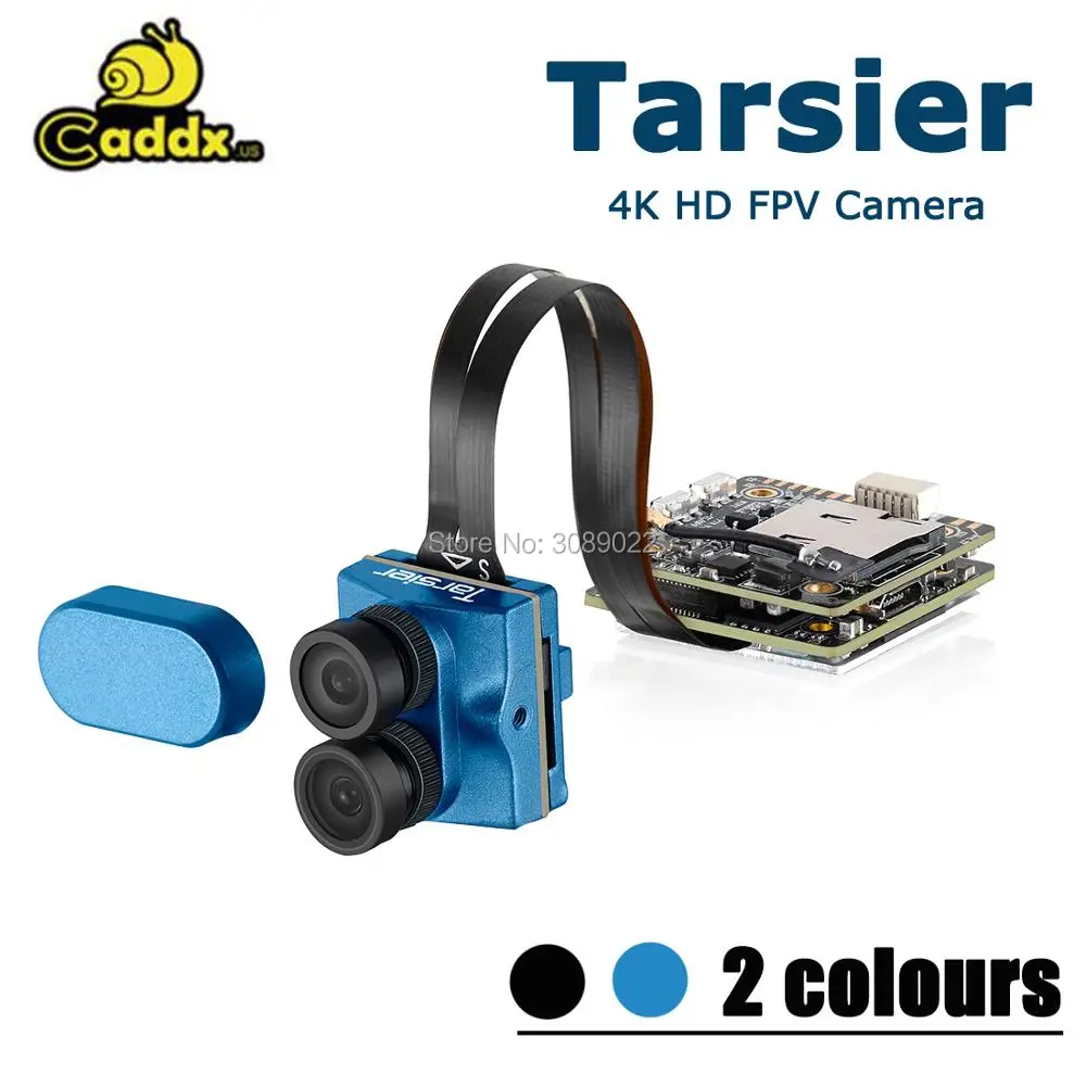 

Caddx Tarsier 4K 30fps 1200TVL Dual Lens Super WDR WiFi Mini FPV Camera HD Recording DVR Dual Audio OSD For FPV Drone