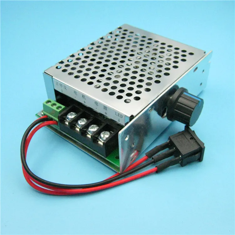 

PWM DC Motor Governor 12V24V36V40A High Power Speed Switch Positive Reversal