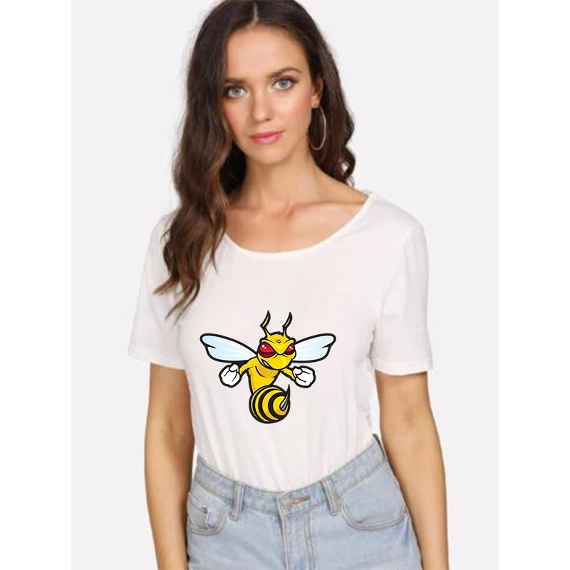 

Bee Hornet Ironing on Heat Transfer Printed Patches Stickers for Clothes T-shirts A-level Washable DIY Patch Appliques Wholesale
