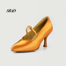 Кроссовки танцевальная обувь бальные женские латинские туфли современные танцевальные износостойкие подошвы пот абсорбционный дезодорант BD 139 Атлас