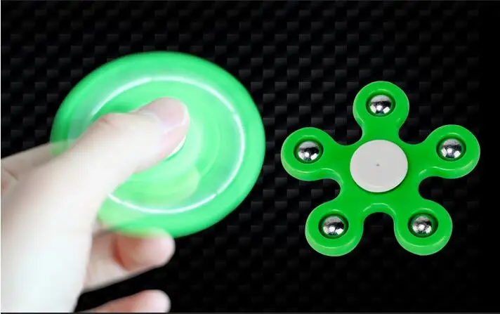 New 5 Corner Hand Spinner EDC Fidget Spinner Metal Rainbow Spiner Anti-Anxiety Toy for Spinners Focus Relieves Stress ADHD Finge
