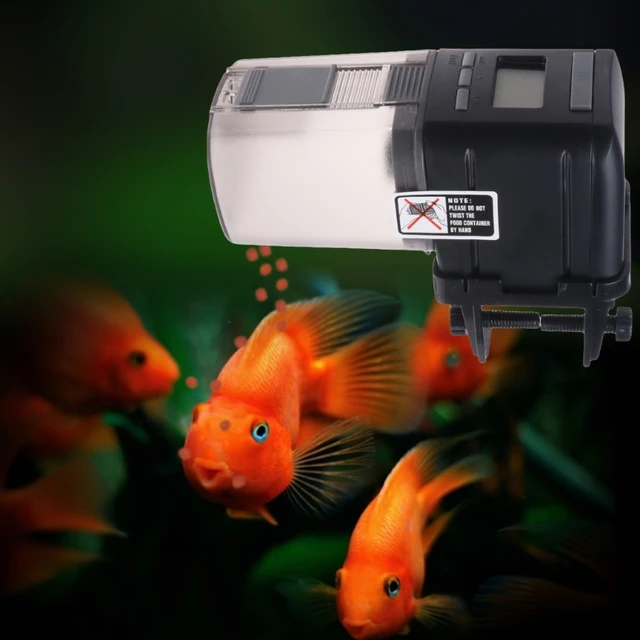 Fish Tank Automatic Fish Feeder Aquarium Tank 4 Time Digital Food