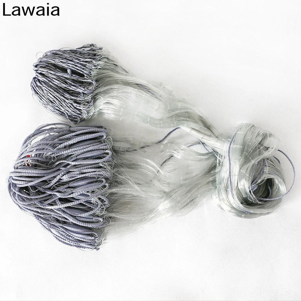 

Lawaia Fishing Net Trap Monofilament Cast Network Single Layer Gill Finland Net Hand Throw Small Mesh Catch Fishing Accessory