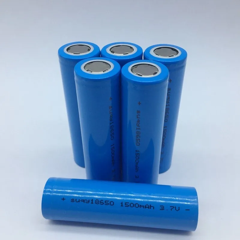 Suqy 3,7 v литий-ионный аккумулятор 18650 18650 1500mah 3,7 v для фонарика 18650 аккумуляторные батареи 3,7 V 12-40 шт