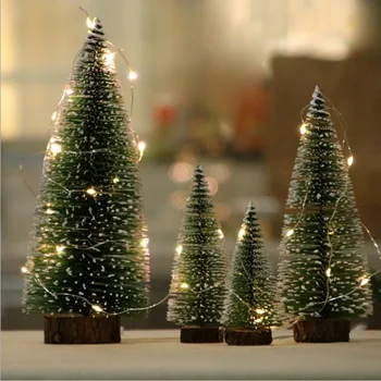 

Mini Christmas Tree Decoration A Small Pine Tree on The Desktop Christmas New Year As Gift Christmas Tree