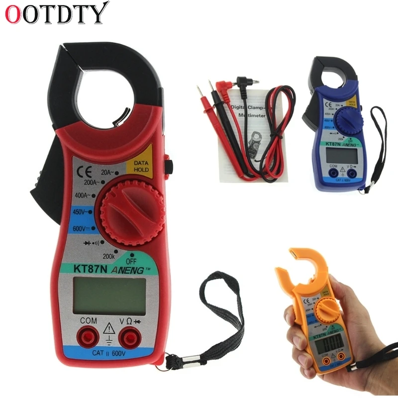

OOTDTY Digital Multimeter Amper Clamp Meter Current Clamp Pliers AC / DC Voltage Tester Data Show multimeter