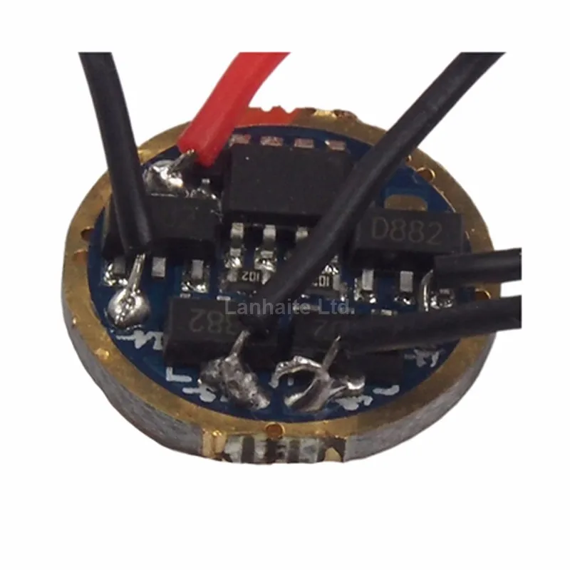 17 мм 3 V-4,2 V 600mA-1000mA 2 группы 5-7-Mode драйвер печатная плата для Cree XM-L цвет/MC-E цвет(1 шт