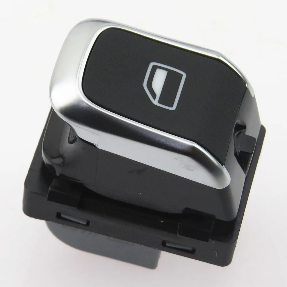SCJYRXS Chrome Passenger Electric Side Window Regulator Switch Button