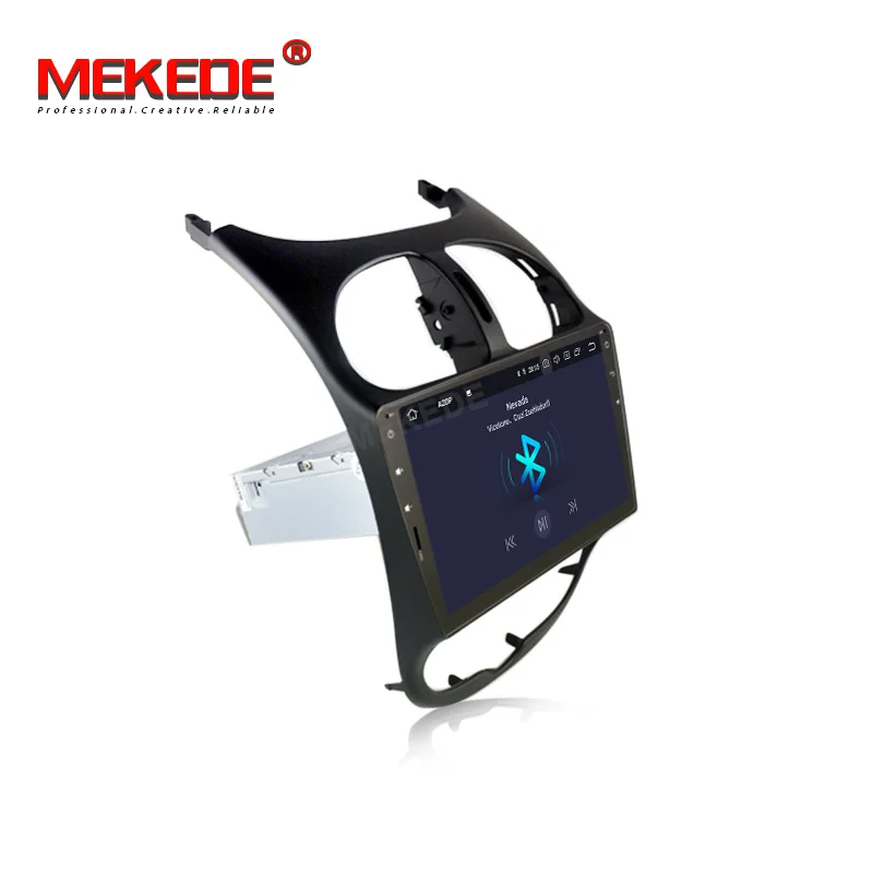 Excellent Android 9.0 car headrest dvd Car Multimedia player Autoradio for Peugeot 206 2000-2016 with DSP IPS wifi bluetooth carplay navi 5