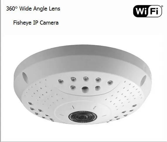 

High Quality 3.0 Megapixel Fisheye Wifi Camera 3.0MP Wide Angle Panoramic IP Dome Camera HD Network Camera with WiFi & POE
