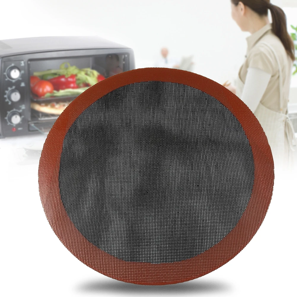 

Sheet Pastry Bread Tools Kitchen Cooking Cookie Non Stick Round Liner Bakeware Perforated Silicone Baking Mat Oil Proof For Cake