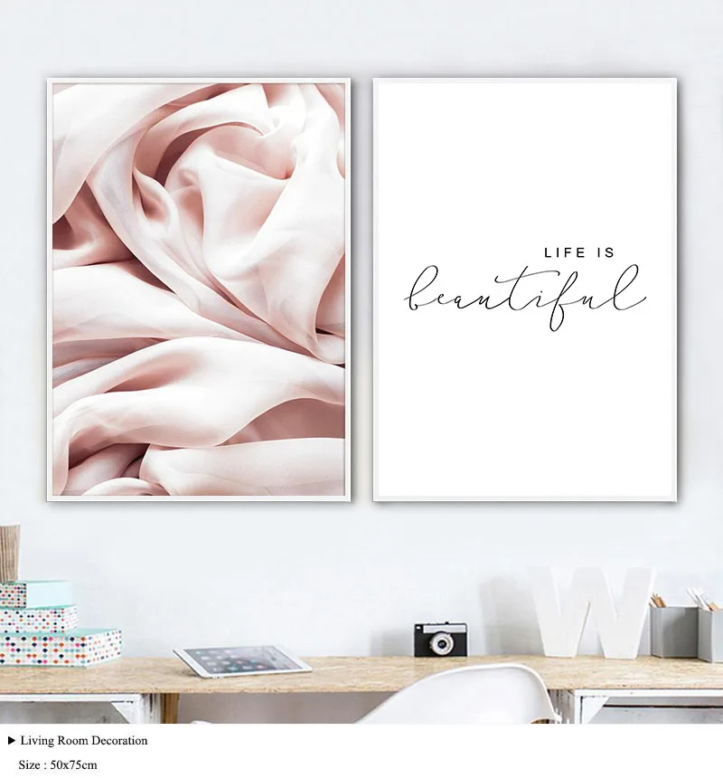 Heart-longing-Wall-Art-Prints-and-Posters-Nordic-Ins-Canvas-Painting-for-Living-Room-Decoration-Wall -  
