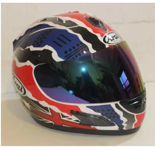 ARAI RX-7 высокое качество анфас мотоциклетный шлем. Ветрозащитный Теплый гоночный шлем, Capacete - Цвет: 4