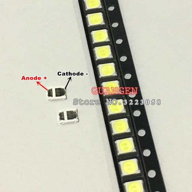 

1000pcs for JUFEI LED Backlight 1210 3528 2835 1W 6V 107LM Cool white LCD Backlight for TV TV Application 01.JT.2835BPWP2-C