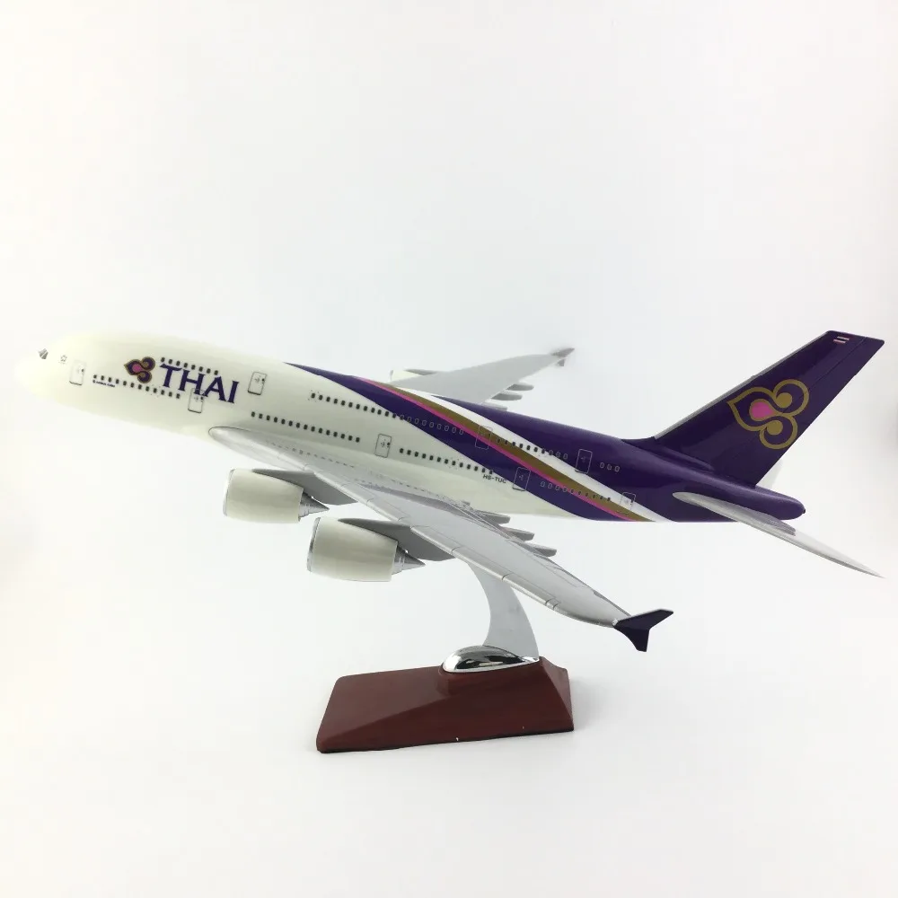 

45-47CM THAI AIRWAYS A380 1:150 Alloy Aircraft Model Collection Model Plane Toys Gifts Free express EMS/DHL/Delivery