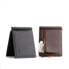 Мужской бумажник из натуральной кожи держатель для денег карман на молнии кошелек 6 отделений для карт ID Держатели Многофункциональный клатч зажим для денег