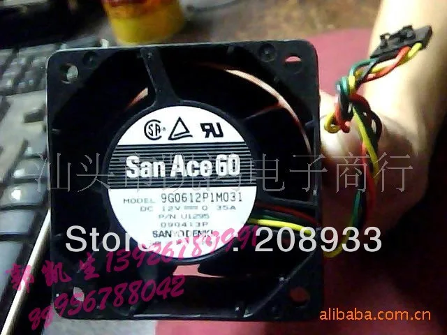 

For SANYO SANYO 9G0612P1M031 12V 0.35A 6038 6CM server fan ++cooling fan