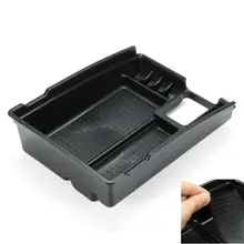 Black Car Armrest Central Glove Storage Box Organizer For Nissan Rogue X-Trail 2014 2015 2016 New