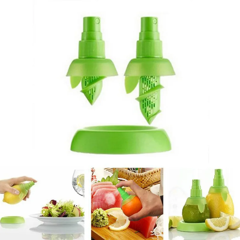 2Pcs Kitchen Gadgets Fruit Juice Sprayer Lemon Sprayer Citrus Spray