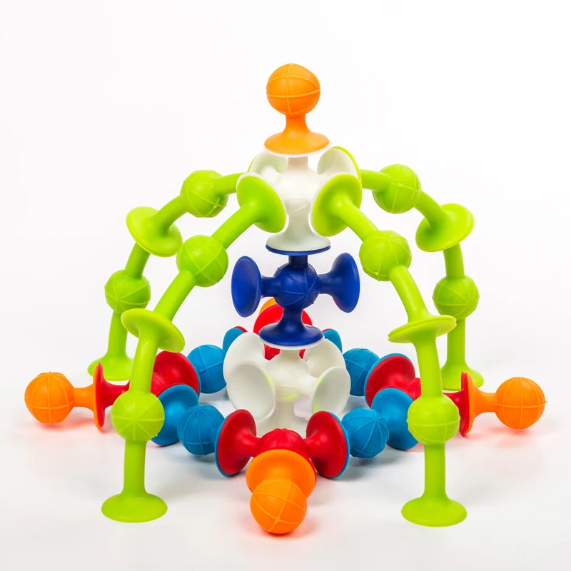 96pcs-Silicone-Suction-Cup-Building-Blocks-Assembled-Sucker-Children-Educational-Toy