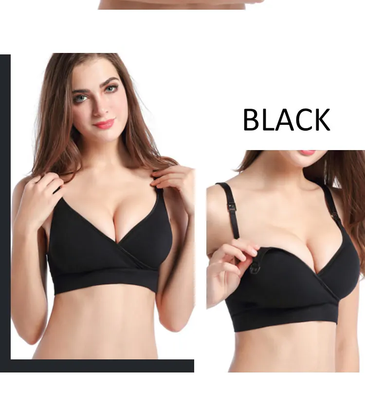 Wirefree Nursing Sleep Underwear Prevent Sagging Breastfeeding Bras Pregnancy Clothes for feeding Bra Soutien Gorge Allaitement (6)
