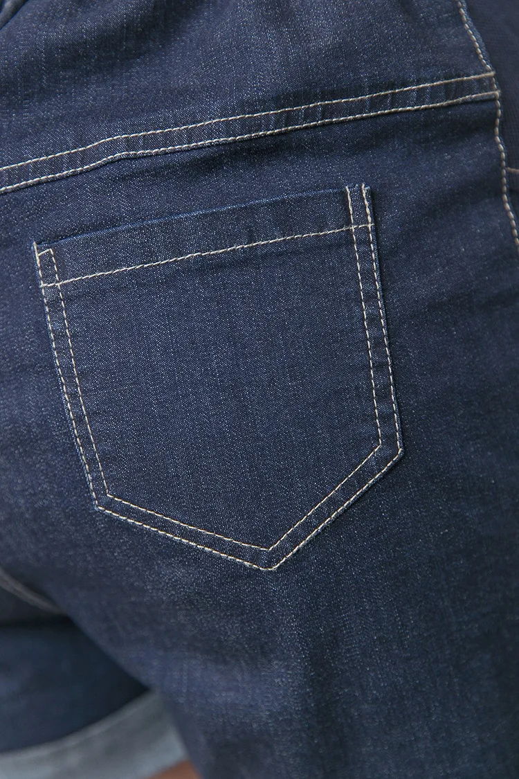 Verão de Moda de Maternidade Calças de Ganga para Mulheres Fdfklak Tamanho Grande 2020 Roupas Curtas Grávidas Gravidez Azul Profundo F271 l xl Xxl 16 Verão de Moda de Maternidade roupas Curtas