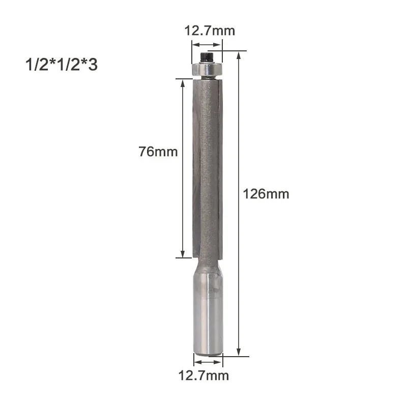 3" Blade Extra Long Flush Trim Router Bit 1/2" Shankin Milling Cutter