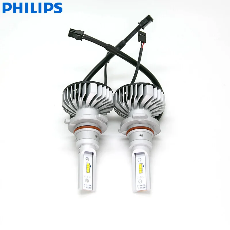 Philips X-treme Ultinon светодиодный 9005 9006 HB3 HB4 12V 11005XUX2 6000K Автомобильный светодиодный головной фонарь Авто лампы+ 200% более яркий(двойная упаковка