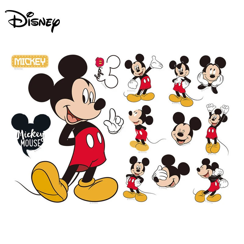 

Disney Mickey Minnie Kids Room Bedroom Sticker Waterproof Removable Sticker