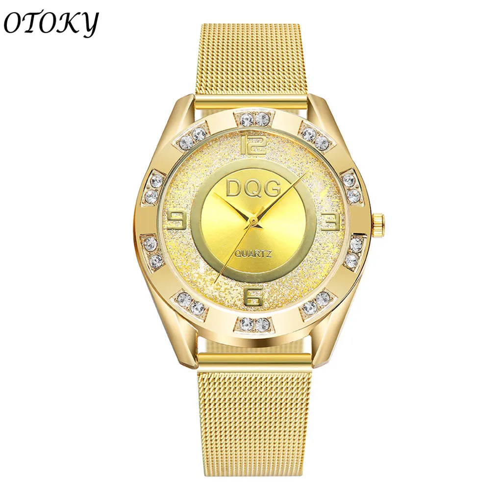 

OTOKY Watches Women Fashion Crystal Stainless Steel Analog Quartz Wrist Watch Bracelet 2019 Gift reloj mujer relogio feminino