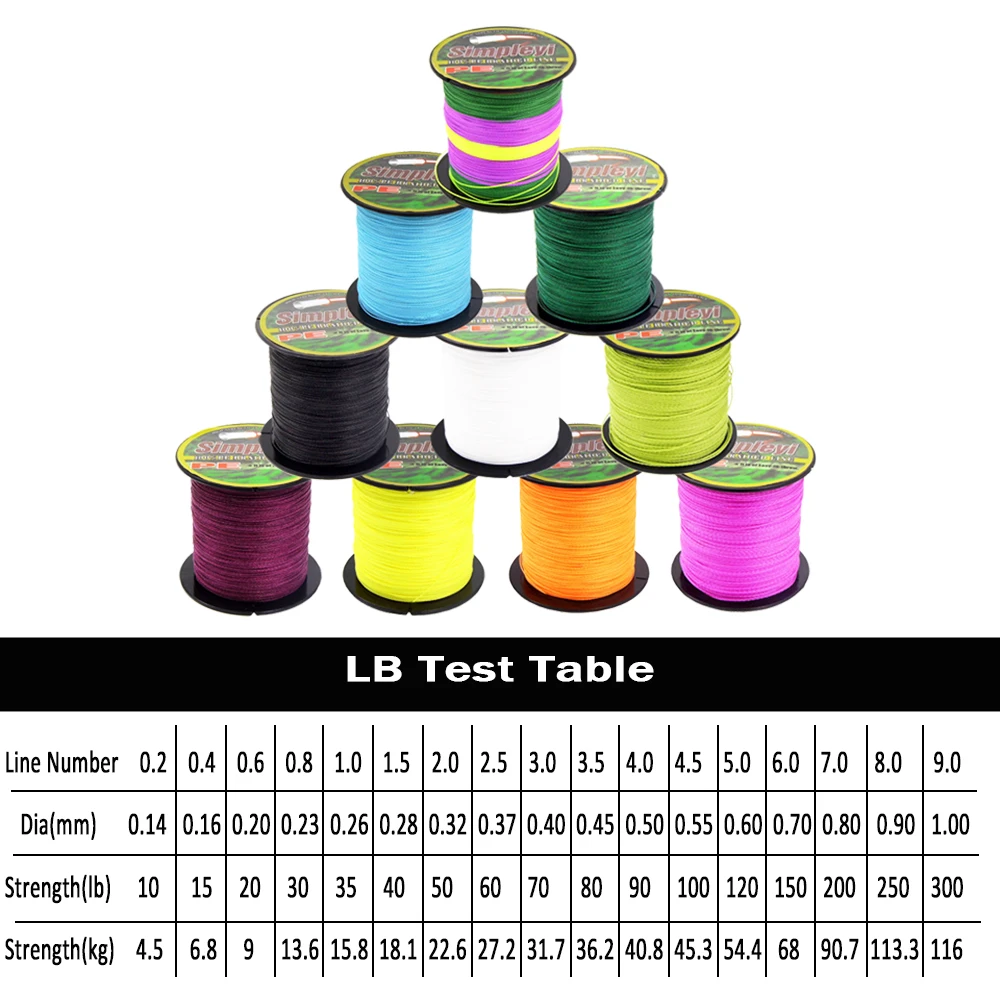 100 м 8 нитей 10-300LB X8 PE плетеная леска, многофиламентный шнур, лески для ловли карпа, инструмент, проволока для пресной и соленой воды