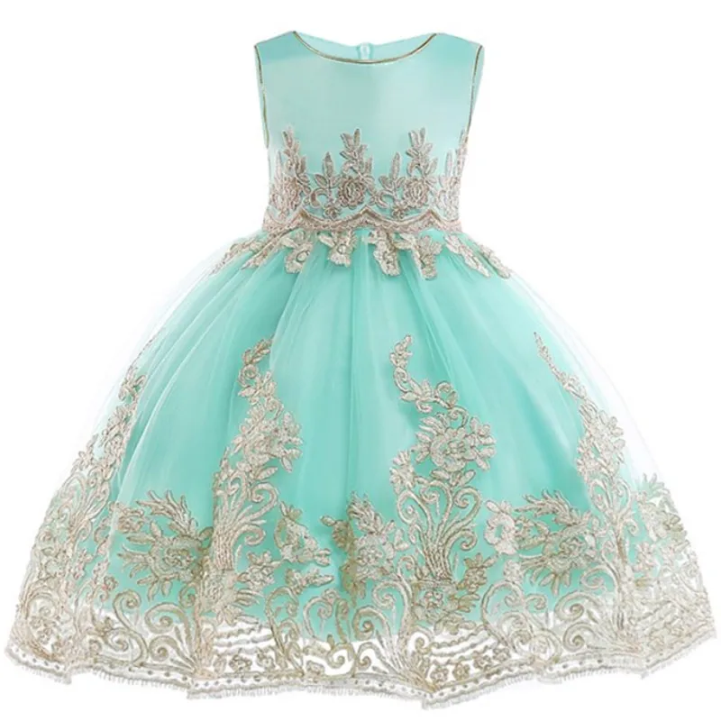 Высокое качество, Кружевное платье-пачка принцессы с большим бантом и блестками для девочек, лето 2018 г., платье для свадебной вечеринки для