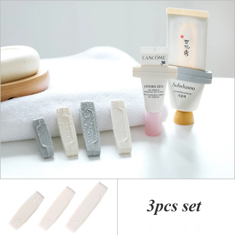 

3pcs Bathroom Manual Toothpaste Squeezer Household Tube Rolling Holder Squeezer Toothpaste Dispenser Cosmetic Facial Cleanser