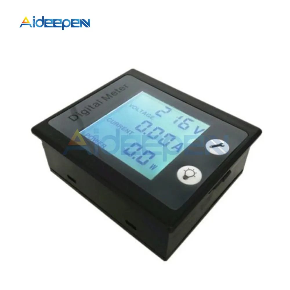 AC 80-260V 100A AC lcd Цифровой Амперметр Вольтметр мощность энергии Вольт Напряжение измеритель тока с STN lcd подсветка 110V 220V