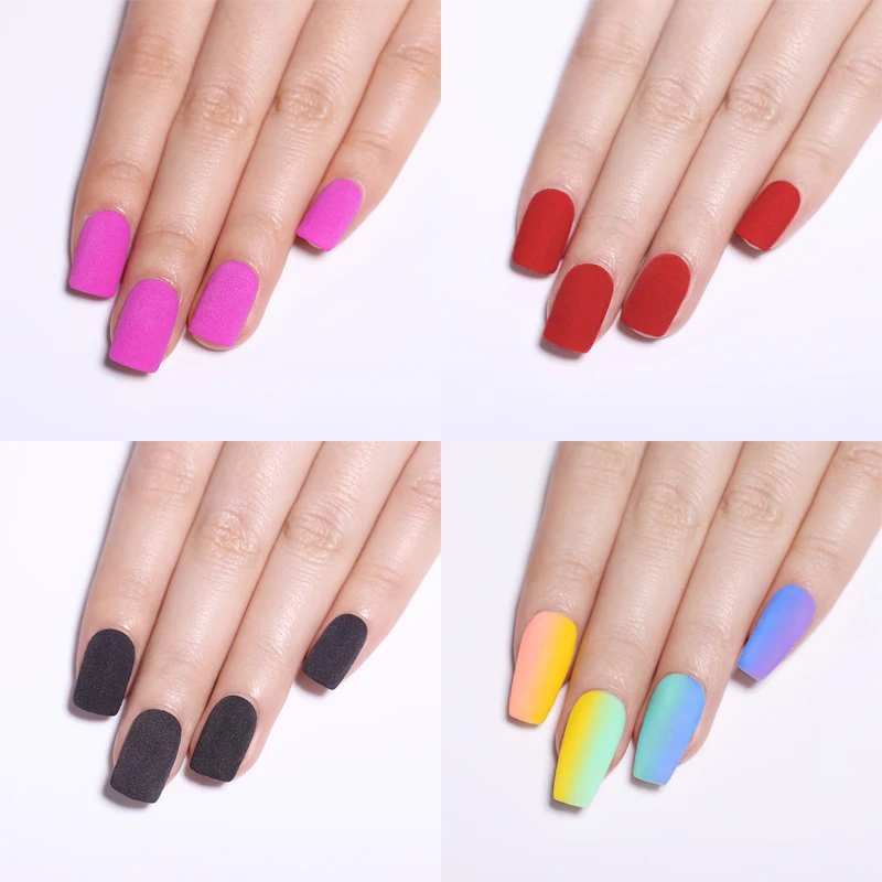 NICOLE DIARY 10g Matte Color Dipping Nail Powder Natural Dry Nail Art Decoration Without Lamp Cure Dust Decors
