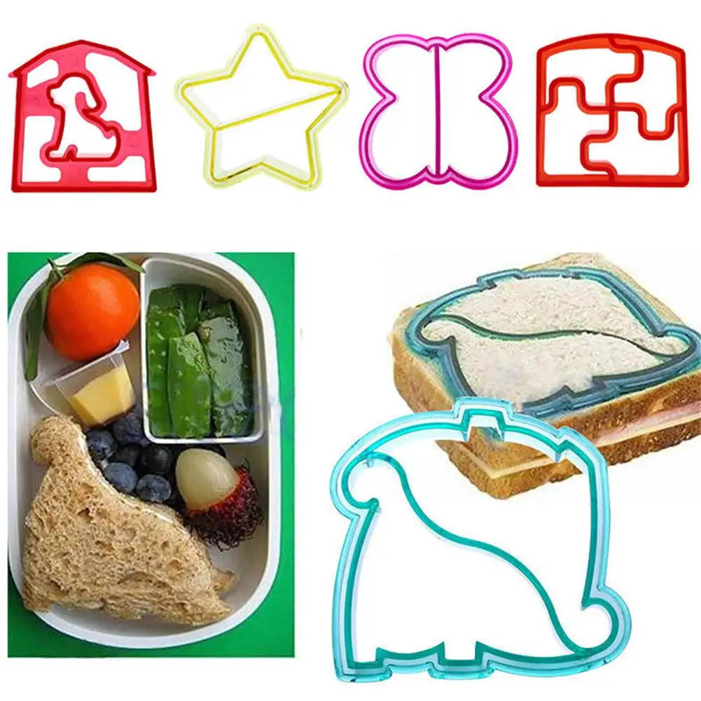 

Funny Cute Animal Shaped Lunch Sandwich Mould Cutter Toast Cookies Cake Bread Cutter DIY Mold