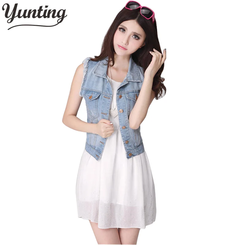 blazer jeans sem manga