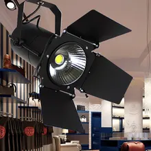 LED Track Light 10W/20W/30W 220V COB Clothing Store Light Windows Showrooms Exhibition Spotlight adjustable Cover