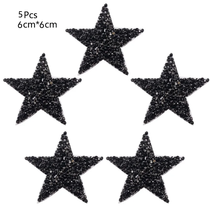 6cm black 5piece