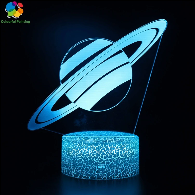 

NEW Earth Jupiter Mars Venus 3D LED Night Light Desk Lamp RGB 7 Color Boys Kids Toy Home Decor Christmas Gift Fun Hot Sale 6